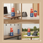 Tragbarer Personal Blender mit 6 Klingen, USB-Aufladung und 400-ml-Smoothie- und Saftbecher für Zuhause, Reisen und Fitnessstudio